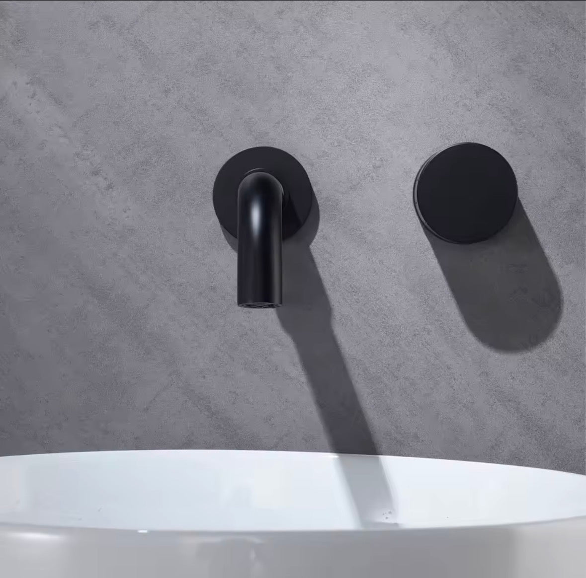 Eingebetteter Luxus Wasserhahn, Kalt-/Warmwasser , Messing