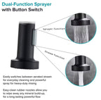 2-Weg Küchenarmatur mit Ziehfunktion, 360 Grad Drehbar