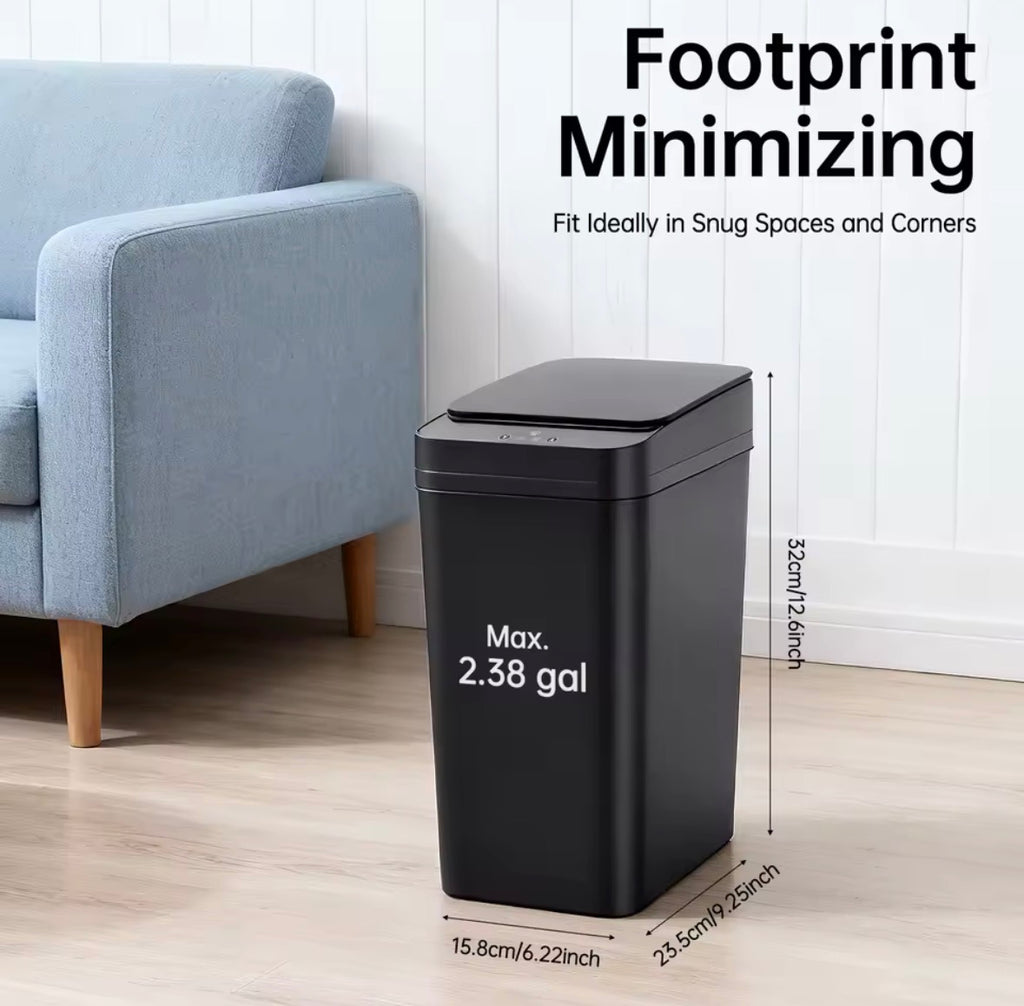 Smart Sensor Mülleimer, 9L, Automatische Klappe, Wasserdicht