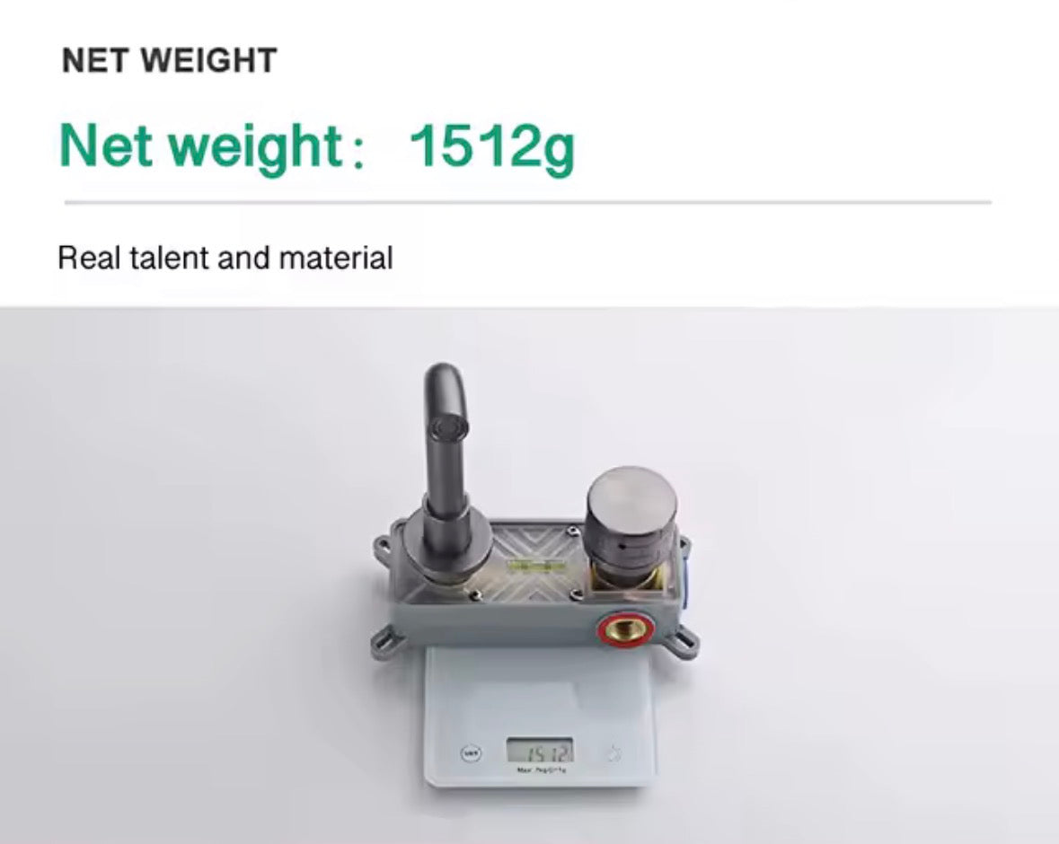 Eingebetteter Luxus Wasserhahn, Kalt-/Warmwasser , Messing