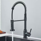 2-Weg Küchenarmatur mit Ziehfunktion, 360 Grad Drehbar