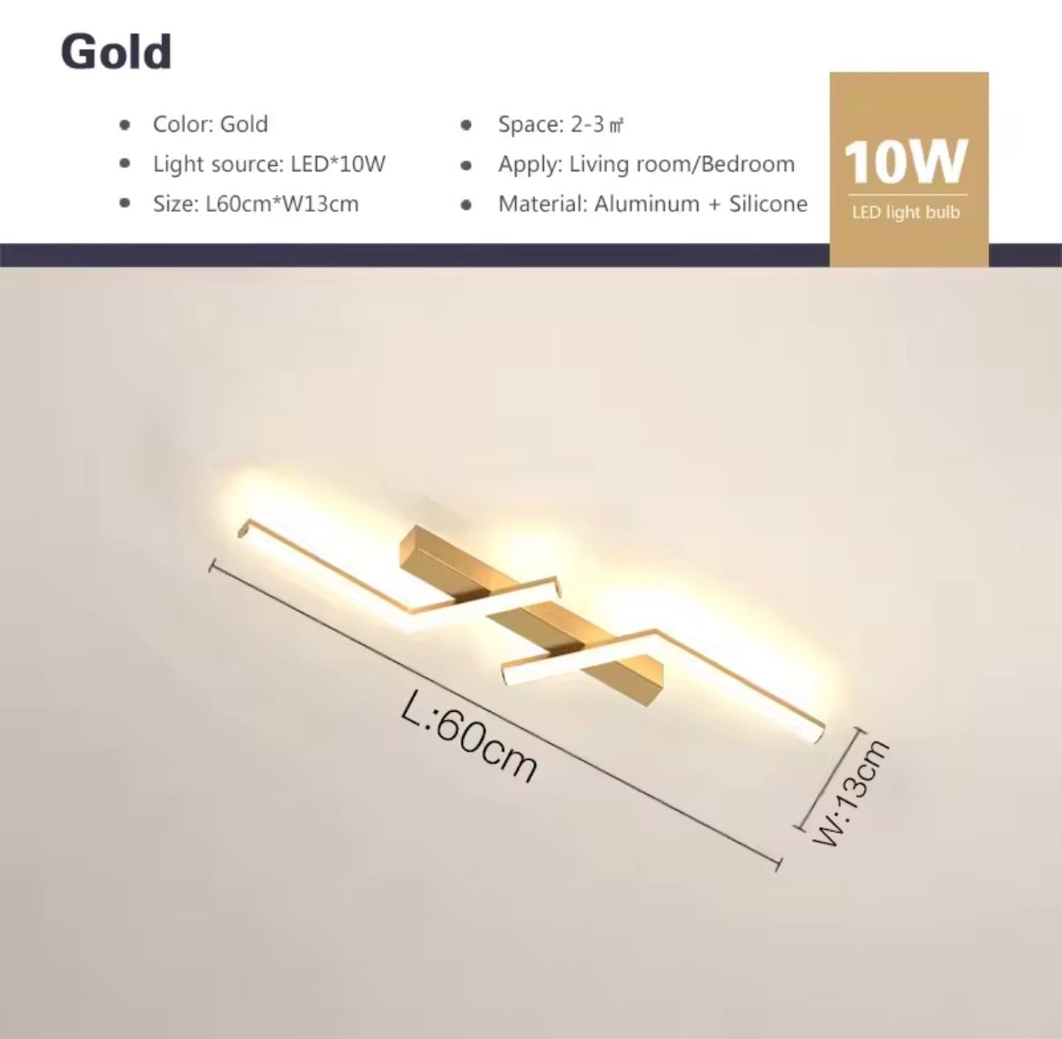 Moderne LED-Linie Deckenleuchte