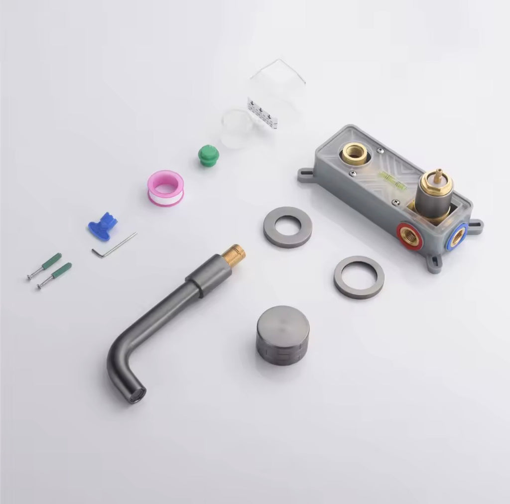 Eingebetteter Luxus Wasserhahn, Kalt-/Warmwasser , Messing