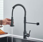 2-Weg Küchenarmatur mit Ziehfunktion, 360 Grad Drehbar