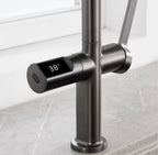 High-End Luxus Wasserhahn mit LED-Temperaturanzeige, Infrarotsensor