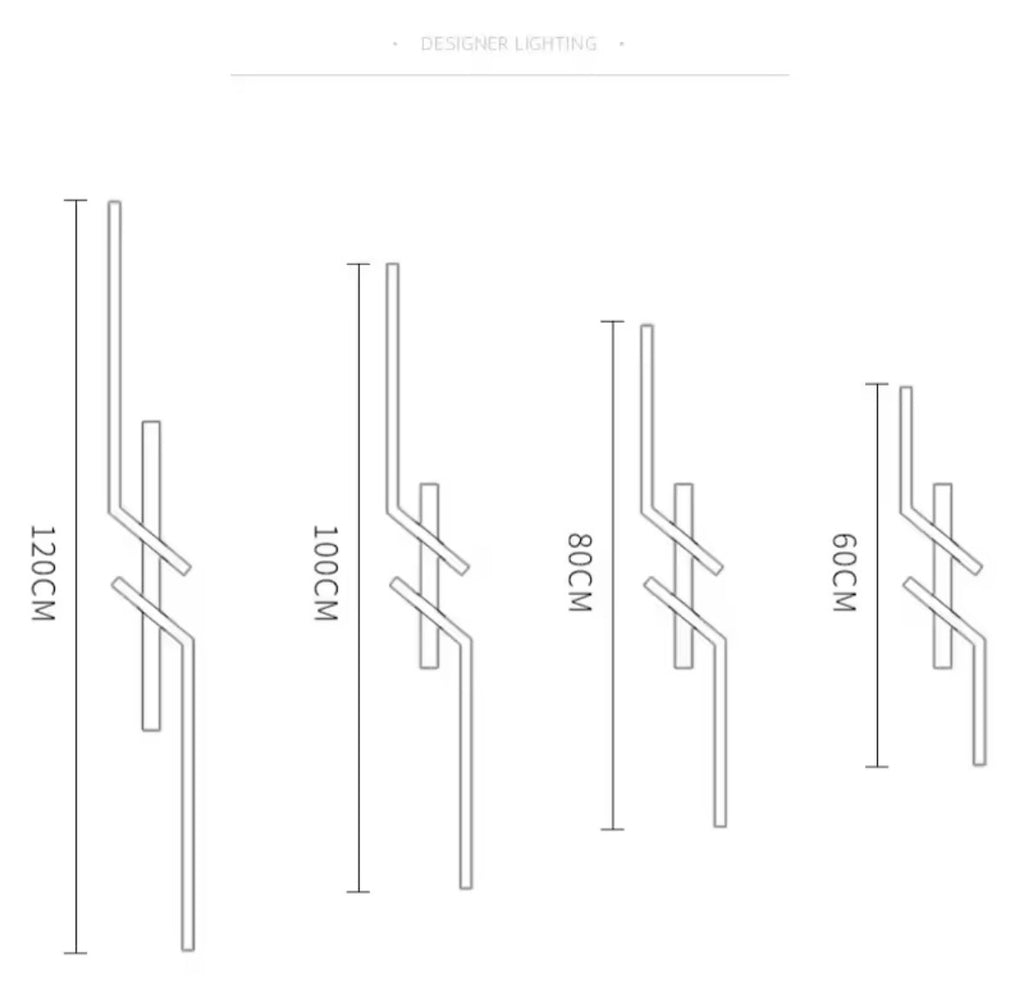 Moderne LED-Linie Deckenleuchte