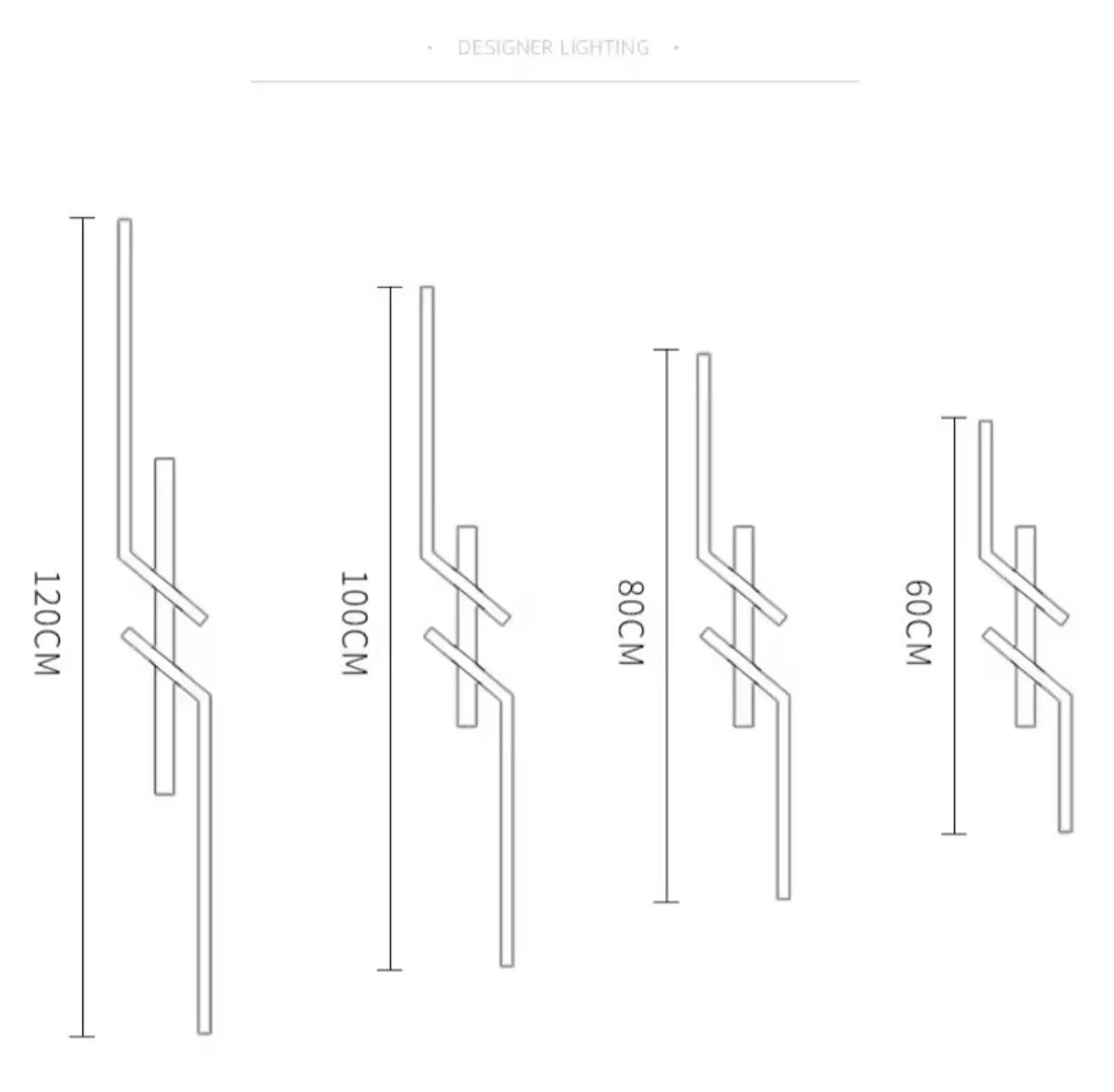 Moderne LED-Linie Deckenleuchte