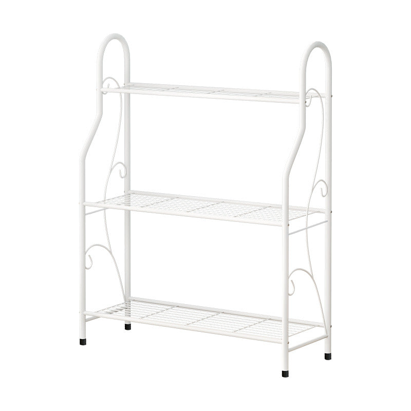 3-stufiger multifunktionaler Eisen-Blumenständer mit moderner Montage