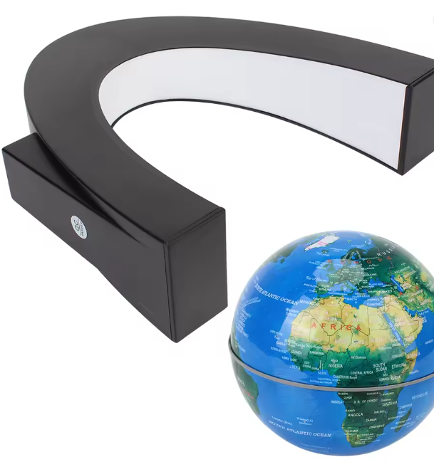 Magnetische Levitationskugel, LED-Weltkarte, elektronische Antigravity-Lampe