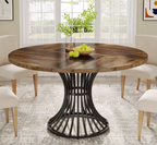 Runder Esstisch für 4–6 Personen, 47-Zoll