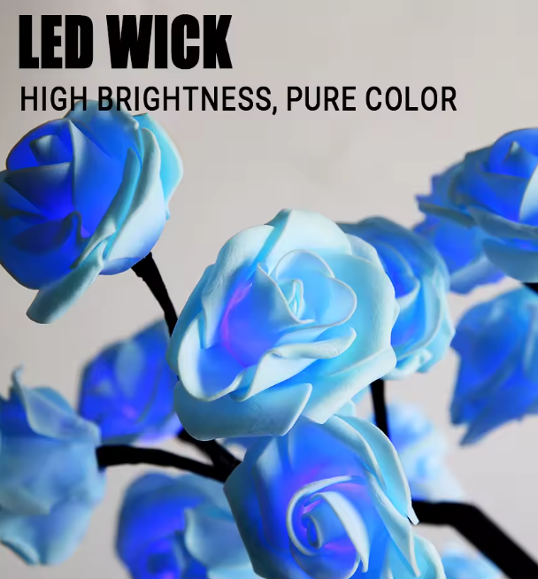 LED Rosenbaum Lichter USB Stecker Tischlampe, Dekoration