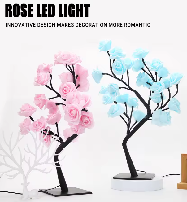 LED Rosenbaum Lichter USB Stecker Tischlampe, Dekoration